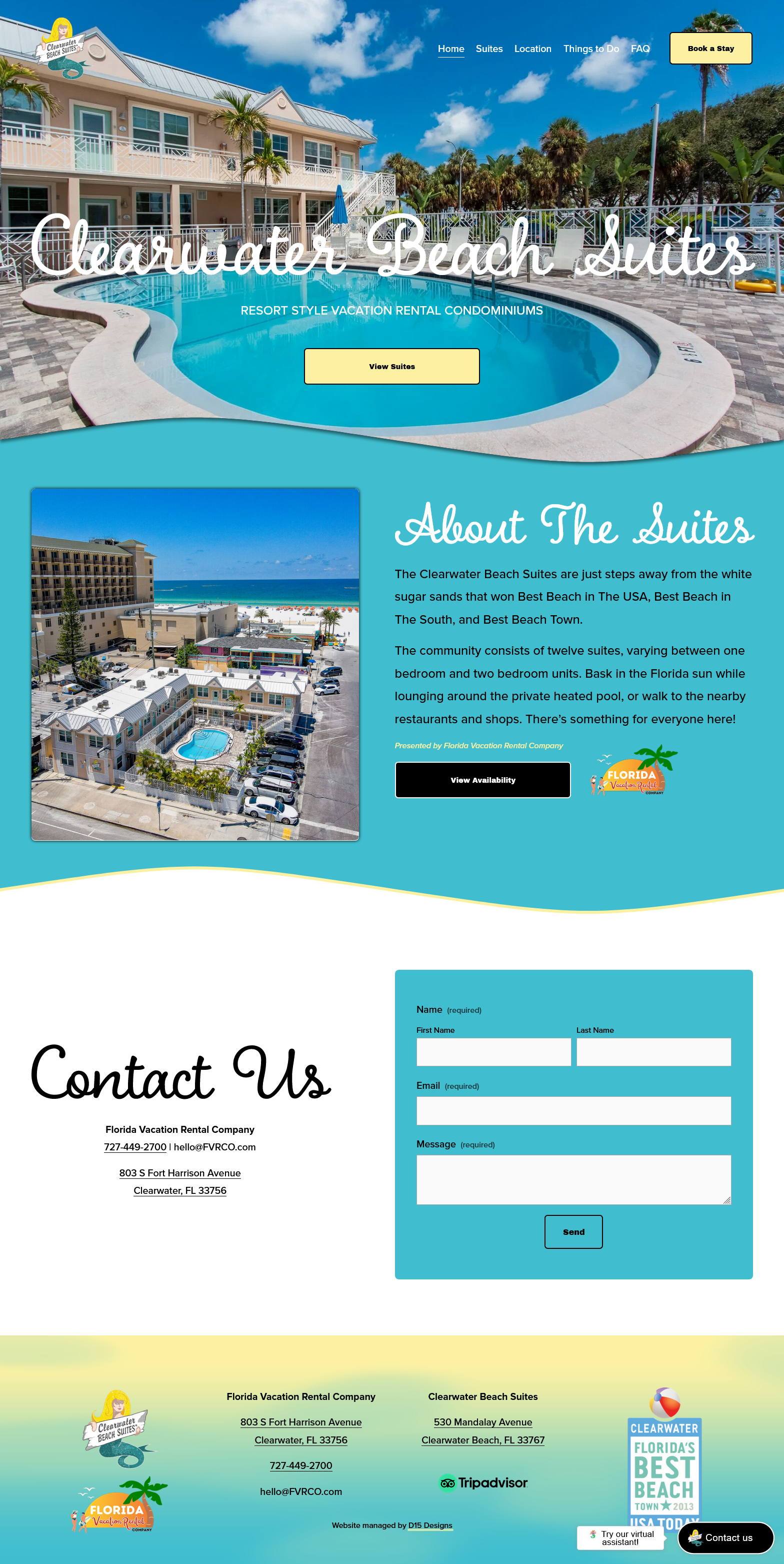 Tropic Terrace Resort homepage